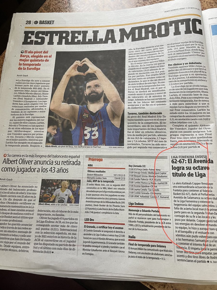 GermanMonge66's tweet photo. Esta es la importancia que se le da al deporte femenino de élite en España. Luego mucho “Universo mujer”, “Igualdad”, etc…Cuanto camino nos queda por recorrer todavía! 🤦🏻 https://t.co/GB9JCUlKki