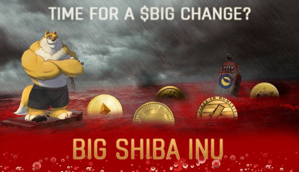 Next100XGEMS's tweet photo. Everything was red!
TIME FOR A $BIG CHANGE!!
#BIGSHIBAINU coming!

#BIG #BSI #SHIB #shiba https://t.co/j7p1WwYTrU