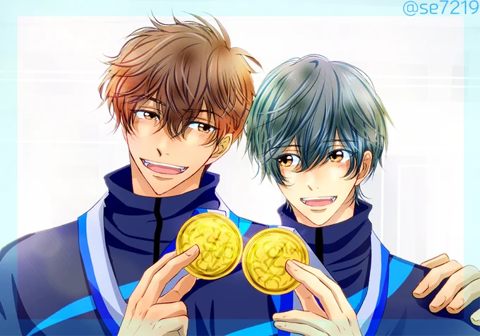 メダリスト兄弟✨🏅🏅✨ 