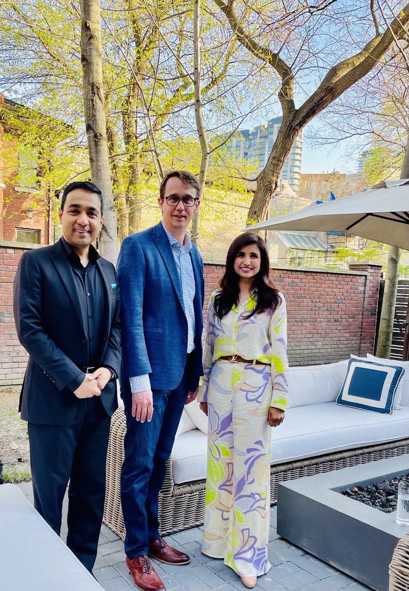 cmusarat's tweet photo. It a great honour to host Monte McNaughton and Kate. What a fantastic evening in support of our outstanding PC candidate Jess Goddard in Toronto Centre. 
Watch out guys she is a fireball!!! 
@MonteMcNaughton @JessGoddardPC @OntarioPCParty @fordnation https://t.co/1YuNrY9QFm