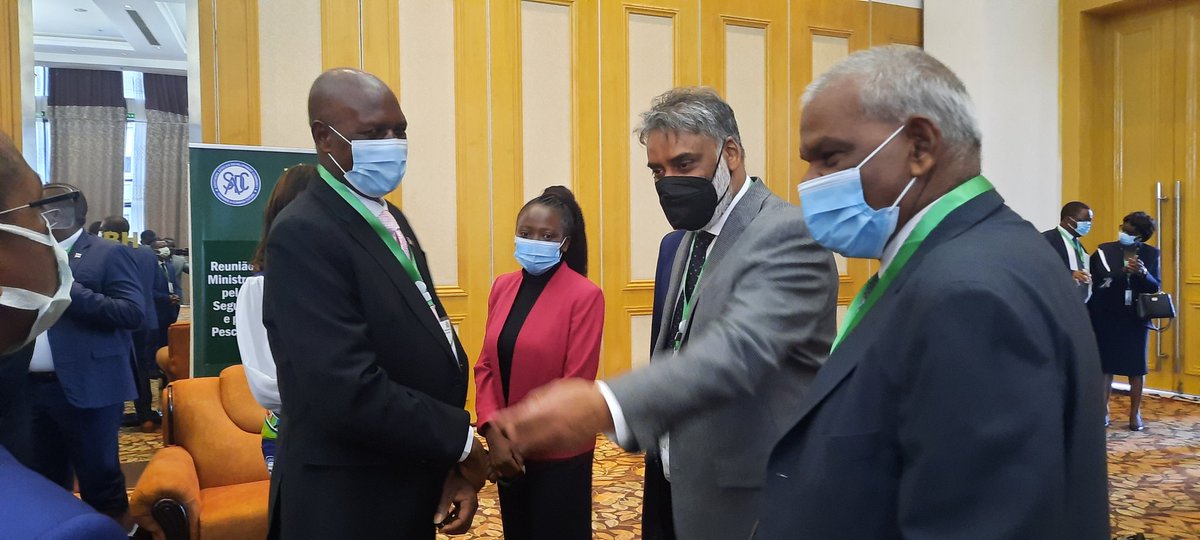 Malawi has been hosting a Joint Meeting of SADC Ministers of Agriculture &amp; Food Security;  Fisheries and Aquaculture from 10th May, 2022 to today.

Minister Lowe and his Deputy Kambauwa have arrived at BICC for this meeting and together they have welcomed their fellow Ministers.