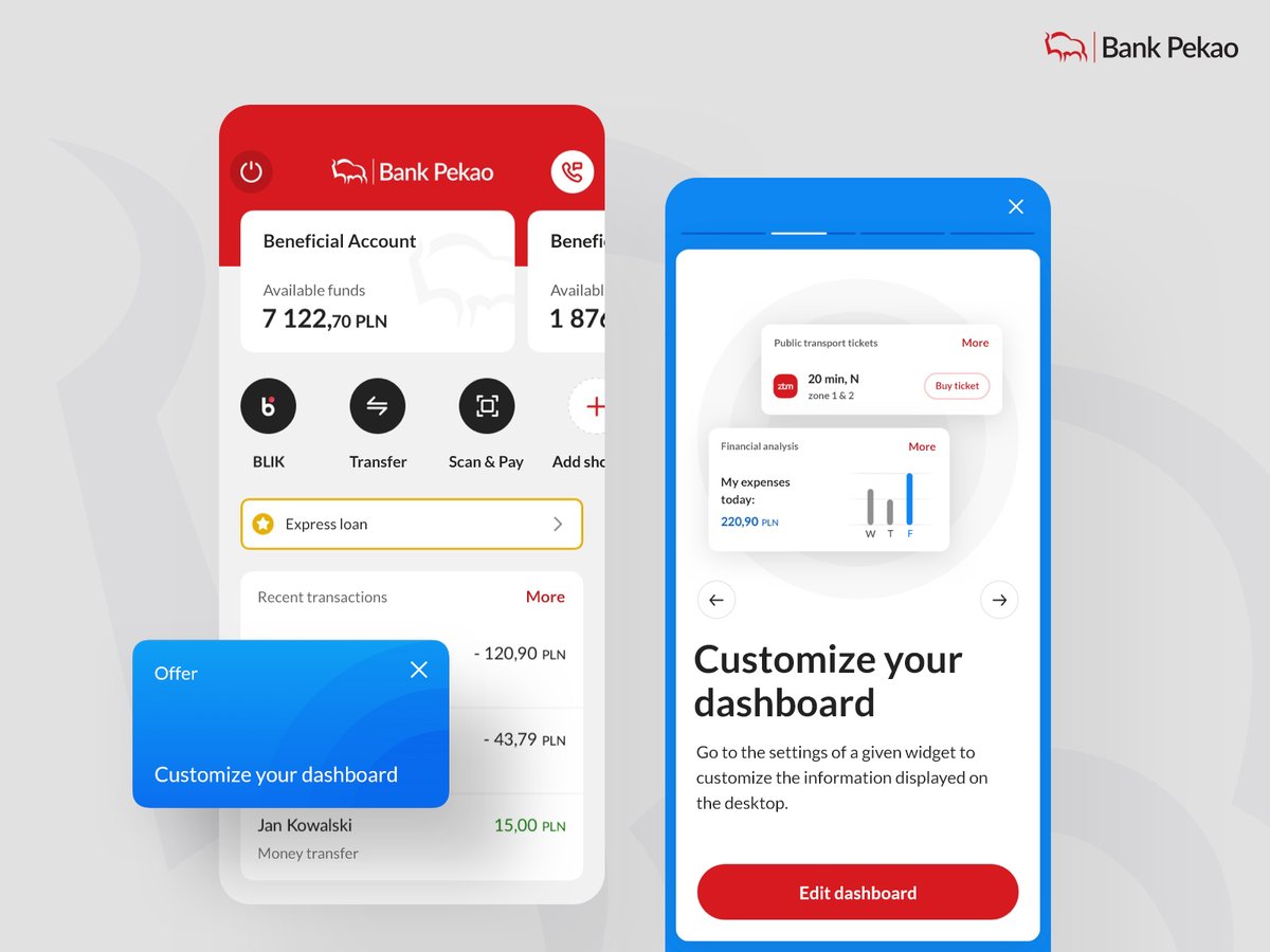 PeoPay, one of Poland's most used banking applications, is unveiling its new functionalities. <a href="/BankPekaoSA/">Bank Pekao S.A.</a> together with the Efigence team, designed innovative solutions, strongly focusing on personalization and adaptation to the active online users' essential needs 🎯