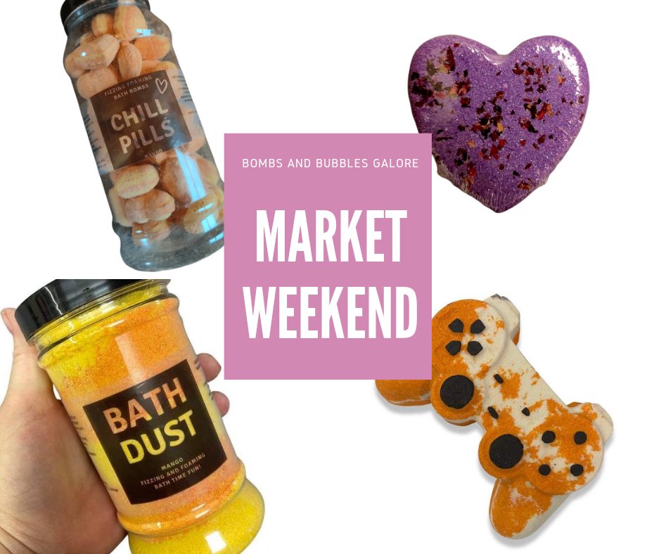 BombsandBubbles's tweet photo. Where has this week gone? I can't believe it's Friday already! Lots to get done this weekend and I have a lovely evening to myself tomorrow... How awesome

#atsscollective #atssmarket #marketweekend #MHHSBD #SBS #SBSWinner #CraftBizParty #EarlyBiz #FridayThe13th #smallbizfridayuk https://t.co/RA3vGnd3rV