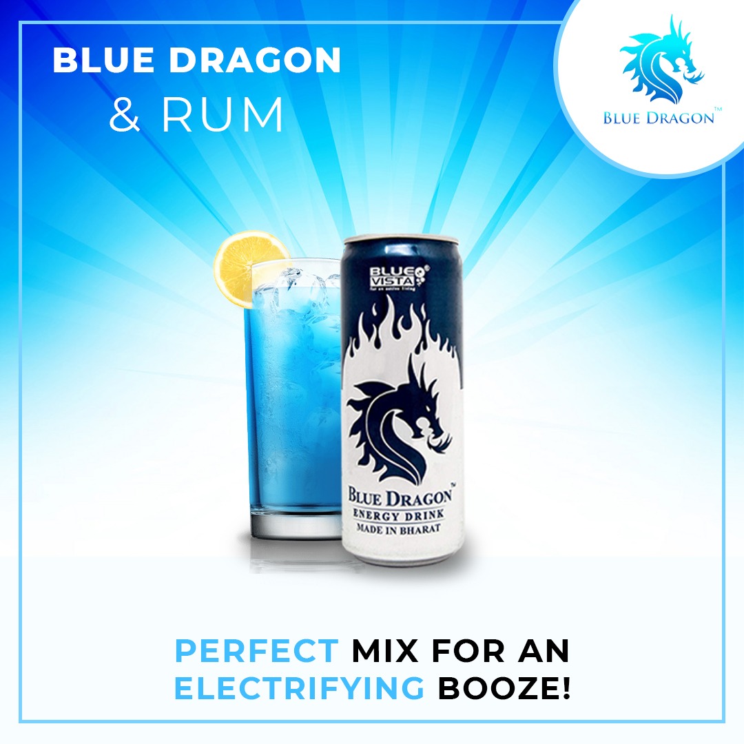blue_vista's tweet photo. Taste Like Never Before!
🍺
Featuring an ever-electrifying “Cane and Abel drink” that gives you an instant comforting &amp; tasteful experience.
🎉
All you need: Light rum, Ice, and a can of your favorite Blue Dragon Energy Drink!
#BlueDragon #EnergyDrink #vocalforlocal #MadeInBharat https://t.co/vHEx6hVbHK