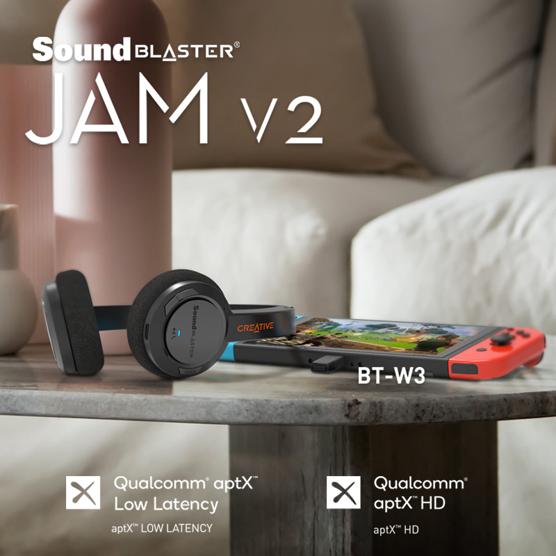 CreativeCMKK's tweet photo. ゲーム サウンドをワイヤレスで!
#Bluetooth アダプター同梱のワイヤレス ヘッドセット Sound Blaster JAM V2 スターターキットがあれば、ゲーム機のサウンドを高品位aptX HDで堪能したり、低遅延のaptX LLでお楽しみ頂けます!
https://t.co/btb5UC4i0o
#Creative #aptX #aptXHD #aptXLL https://t.co/3kWLHbITA4