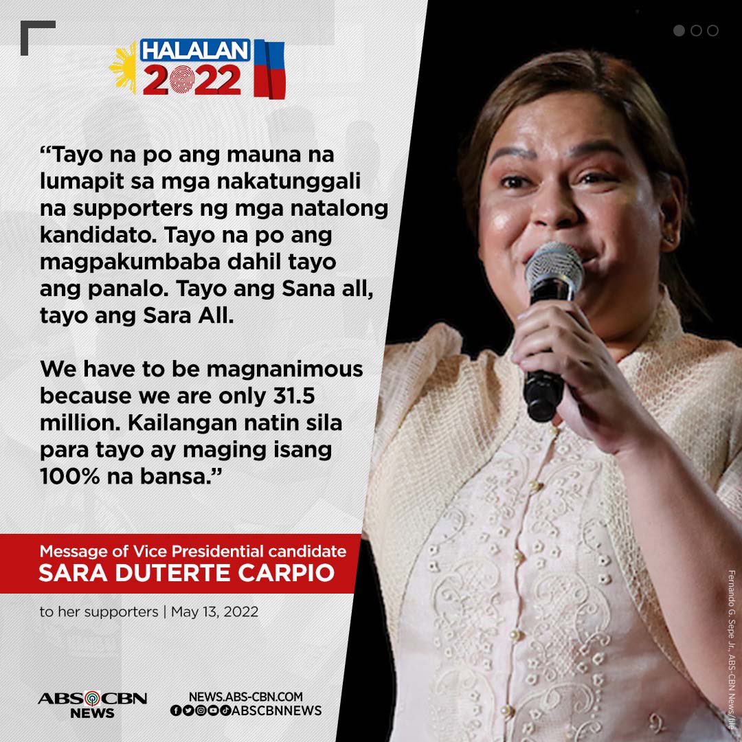 LakasNgTimog's tweet photo. Inday Sara on “How to be savage the subtle and respectful way.” https://t.co/LkPoTLQvIe