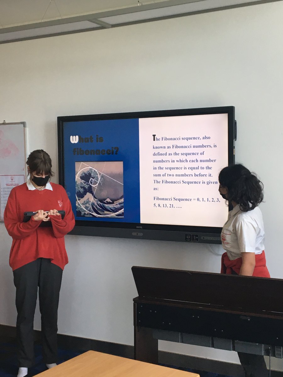 ECDubai_Maths's tweet photo. Great to see an appreciation of Maths in other subjects🤩Year 9 have been completing a project on Fibonacci and Music 🎹🎵🎶#CrossCurricular #StudentLeaders #MathsInMusic @ECDubai_Arts https://t.co/RrdoPjdpv4