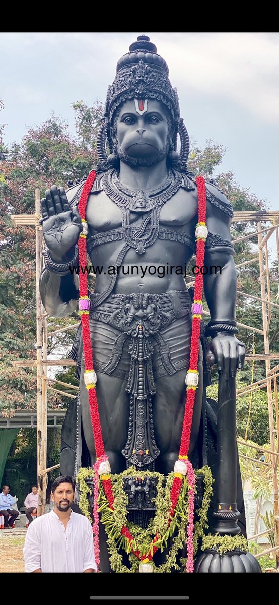 yogiraj_arun's tweet photo. This stone was with us from past 25 years ….. now Hanuman stone murthi will permanently installed at CHUNCHUNKATTE , near MYSORE … https://t.co/HDY8QJmFWn