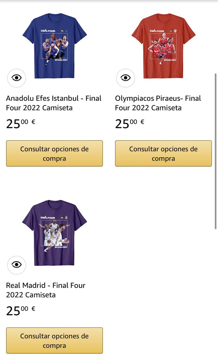 jpuig10's tweet photo. @palauresist @TwitchES @FCBbasket Buenos días. Alguien sabe por qué la Euroleague comercializa las camisetas personalizadas de los distintos equipos de la F4 menos la del Barça?  Muchas gracias! https://t.co/dXWjRPLKwI