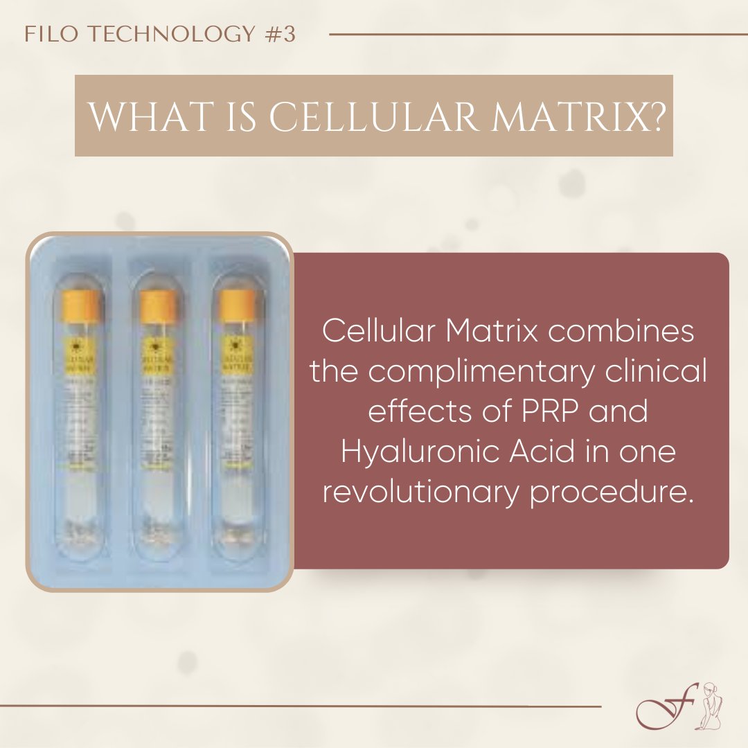 thefiloclinic's tweet image. 🧪Hyaluronic Acid creates a bioactive scaffolding or matrix where these important elements of the blood  are held closer. The results is an ENHANCED and PROLONGED PRP benefits in one treatment session making it SUPERIOR than ordinary PRP.  #prp #cellularmatrix #aestheticclinic