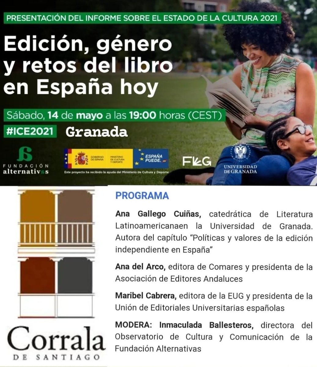 anadelarco's tweet photo. Presentamos informe estado de la Cultura/21 @funalternativas
👉 https://t.co/vPe79VS9B6
@ferialibrograna https://t.co/TH4Xdldzer