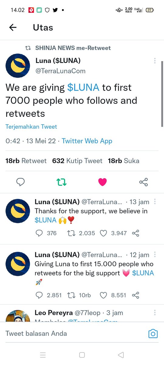 pradanajy8's tweet photo. @TerraLunaCom @SHINJANEWS Done.

0xC7688B275BE4b6f70d7E37ffBc9C0250C4eb9e6b https://t.co/kZ8n1p6LaM