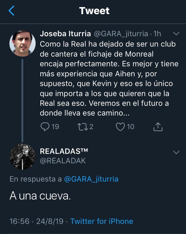 REALADAK's tweet photo. Casi tres años de esta perla. Tres clasificaciones europeas y una Copa del Rey desde entonces. Una puta vergüenza. Yo también echo de menos deambular entre el puesto decimocuarto y decimonoveno. Y, con suerte, bajar unos añitos a Segunda. Sabes que tienes mi apoyo, Joseba. https://t.co/wQMio8xUKW