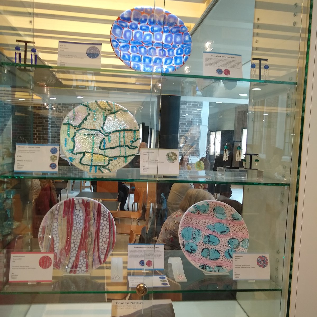 Delighted to have delivered commissioned glass dishes to #FitzwilliamMuseum - macrophotography of trees "True to Nature"
