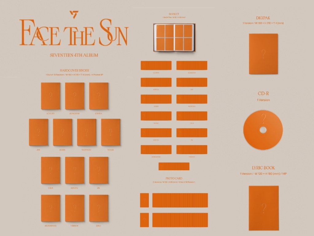louhaGOM's tweet photo. [GO/#SEVENTEEN] FACE THE SUN Carat Ver. 

💎 13 solo covers : 10€ each
💎 Deadline for preorders May 26th 6PM CET
💎 All albums will be opened and sorted for covers and inclusions (2 out of 54 random pcs)
💎 France based WW friendly GO
💎https://t.co/e64YLWTCUD

#SVT_FaceTheSun https://t.co/nFoVnp7yf9