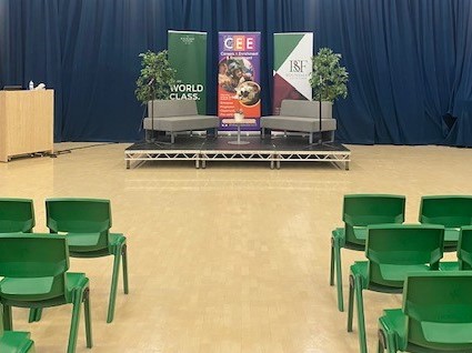 We're all set for an exciting morning here <a href="/RoundhaySchool/">Roundhay School</a> as <a href="/RSch_class2025/">Roundhay Year 11</a> meet   our special visitor <a href="/tompalmerauthor/">Tom Palmer</a> and learn about "Careers in Writing" and what inspired his books. <a href="/RSch_LRC/">Roundhay LRC</a> <a href="/RSch_English/">Roundhay English</a> <a href="/RSch_PE/">Roundhay PE</a> <a href="/RSch_History/">Roundhay History</a> 
#WeAreRoundhay #careers #literaryfest