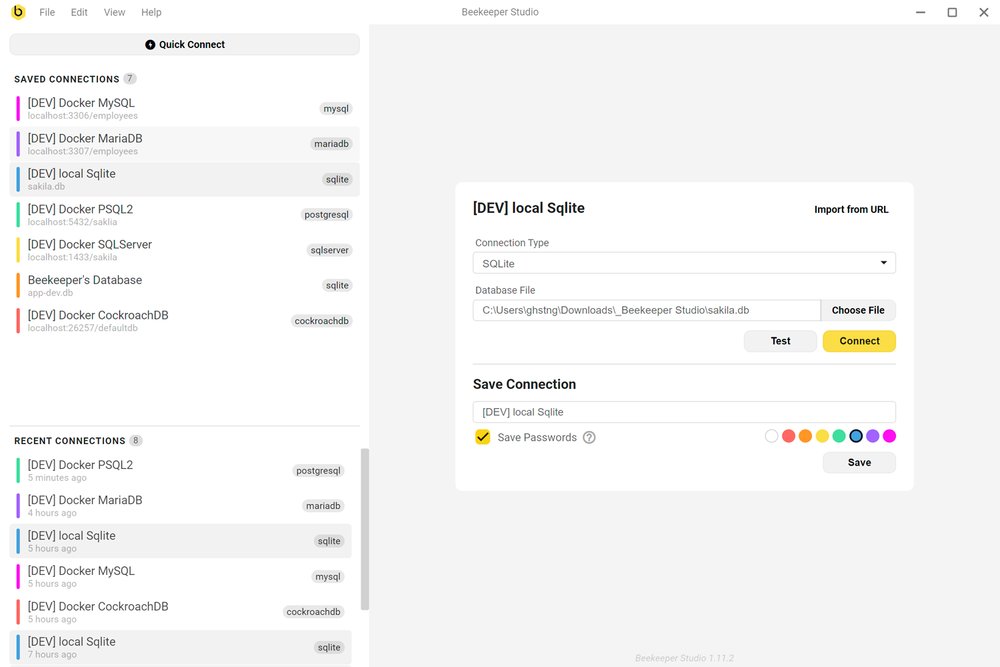 Beekeeper Studio: An Open-Source SQL Editor and Database Manager