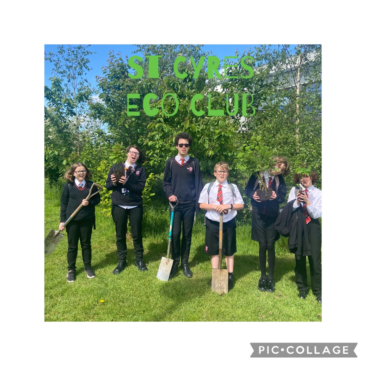 StCyresEco's tweet photo. Eco Club enjoyed another tree planting session yesterday 🌍🌳🐝🪱 https://t.co/r9iJraKpuW