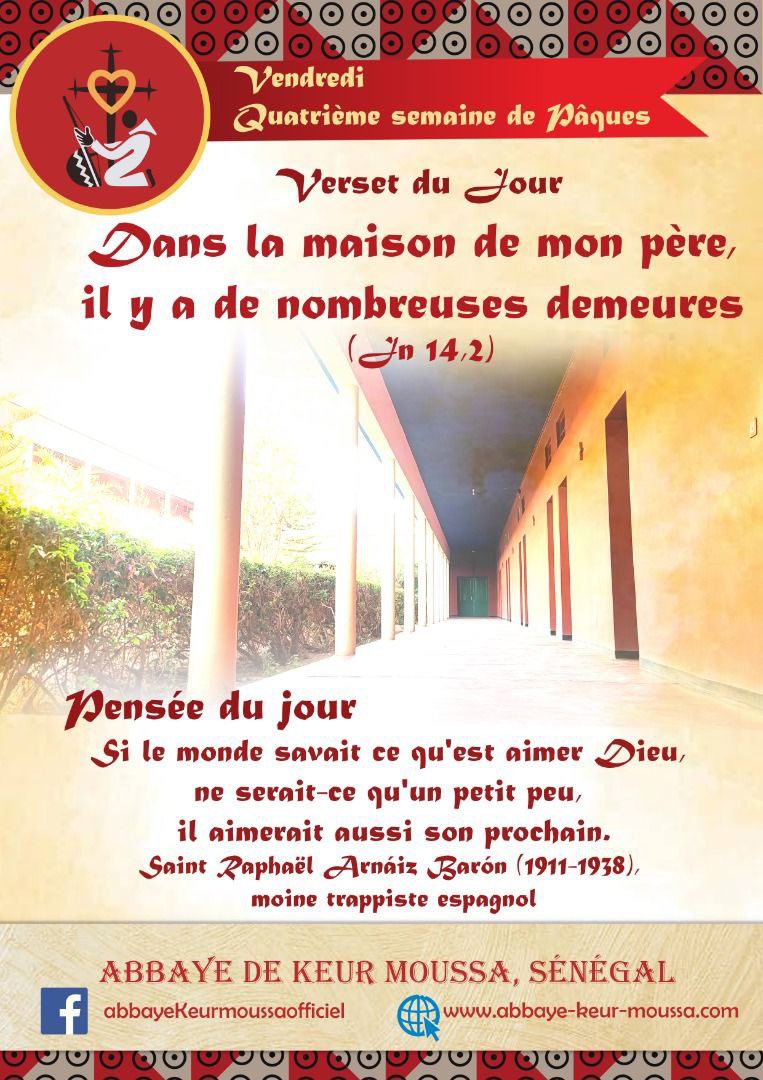 KeurMoussa's tweet photo. #versetdujour « Nombreuses les #demeures dans la #maison de mon #Père, #Alléluia » #imageoftheday @abbayedekeurmoussa #keurmoussa #sedicom #oficom https://t.co/9dQkDSNktd