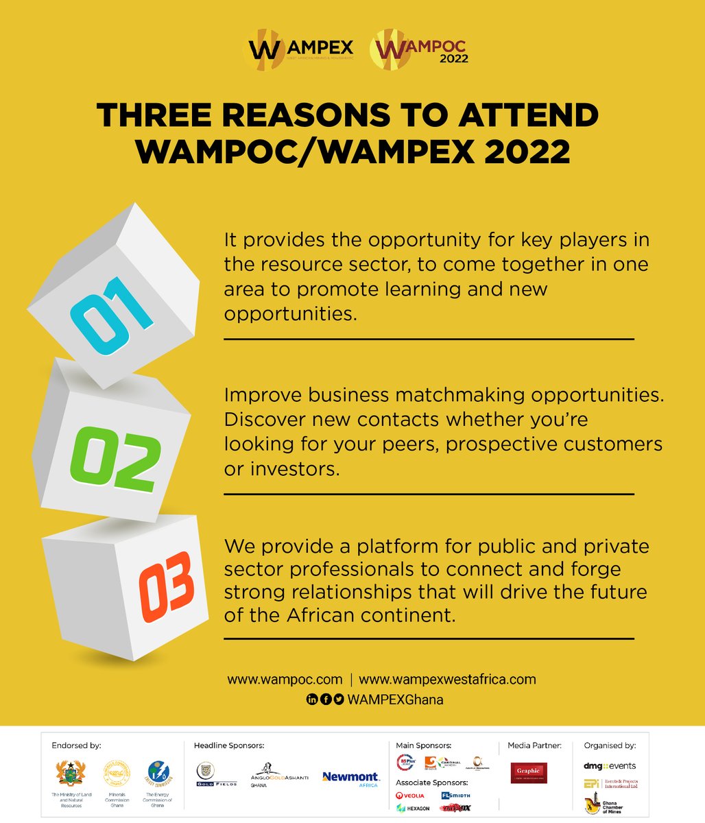 Wampoc22's tweet photo. If you have been wondering what #WampexWampoc is about and why you should join our upcoming conference and exhibition from 1st-3rd June, here are 3 reasons you should register to participate. https://t.co/2QljHP39LI