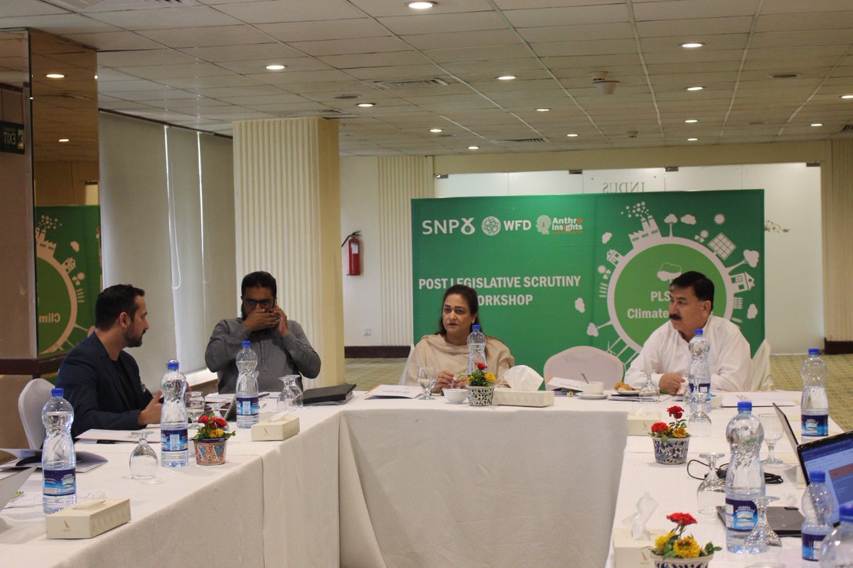 WFD_Pakistan's tweet photo. @WFD_Pakistan in collaboration with @AnthroInsights conducted a PLS workshop on implementation analysis of the PEPA Act, 1997 with Federal &amp; Provincial EPAs, recommending a framework of areas that need legislative amendments to meet our climate resilience goals. https://t.co/Eb1J5xz0TJ