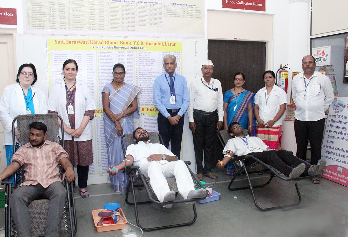 mimsrychospital's tweet photo. आंतरराष्ट्रीय परिचारिका दिनानिमित्त श्रीमती सरस्वती कराड रक्तपेढी येथे 57 जनांचे रक्तदान

https://t.co/eCXy3Qc5Wr https://t.co/UR4Po3QphN