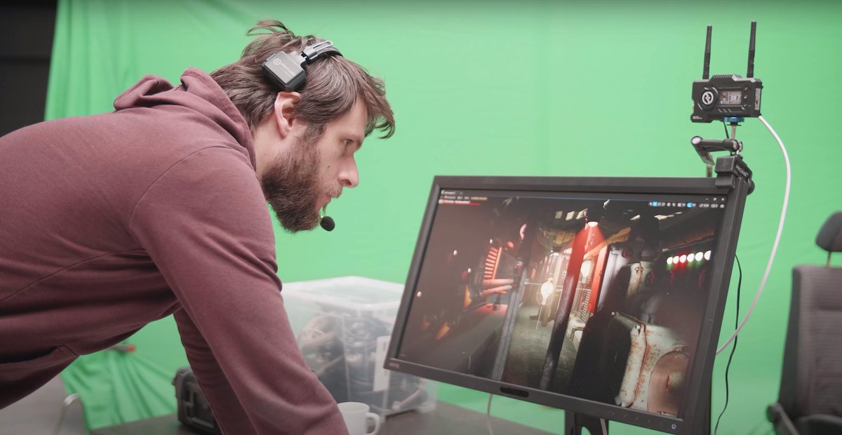 Hollyland_Tech's tweet photo. Hollyland Wireless Combo of #SolidcomC1, #Mars400sPro and #COSMOC1 are leveraged in the latest innovative Unreal Engine 5 Tutorial video production by Cinecom ▶ Original video: https://t.co/uKhxqhubce https://t.co/EUYWtrY7Th