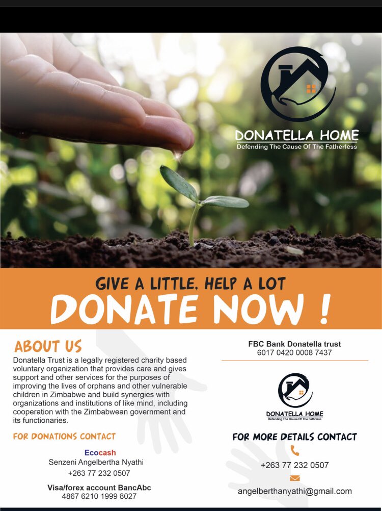 donatellatrust's tweet photo. Giving back to the disadvantaged,little is much it can make a difference. Donate now🙏🏾 https://t.co/LDMW8yJ1Bz