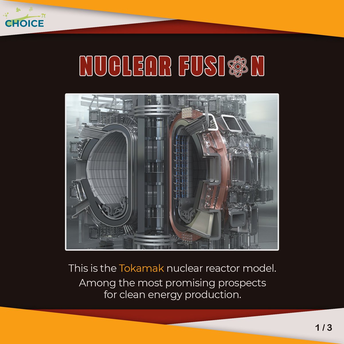 CHOICEProject2's tweet photo. ♻Of all the types of renewable energy, obtained through nuclear fusion is the most efficient and environmentally sustainable solution. 
👉Write in the comments what you think will be the most important innovations in clean energy!
#choiceeuproject #IchooseSTEM https://t.co/Gqxe8Z1CMh