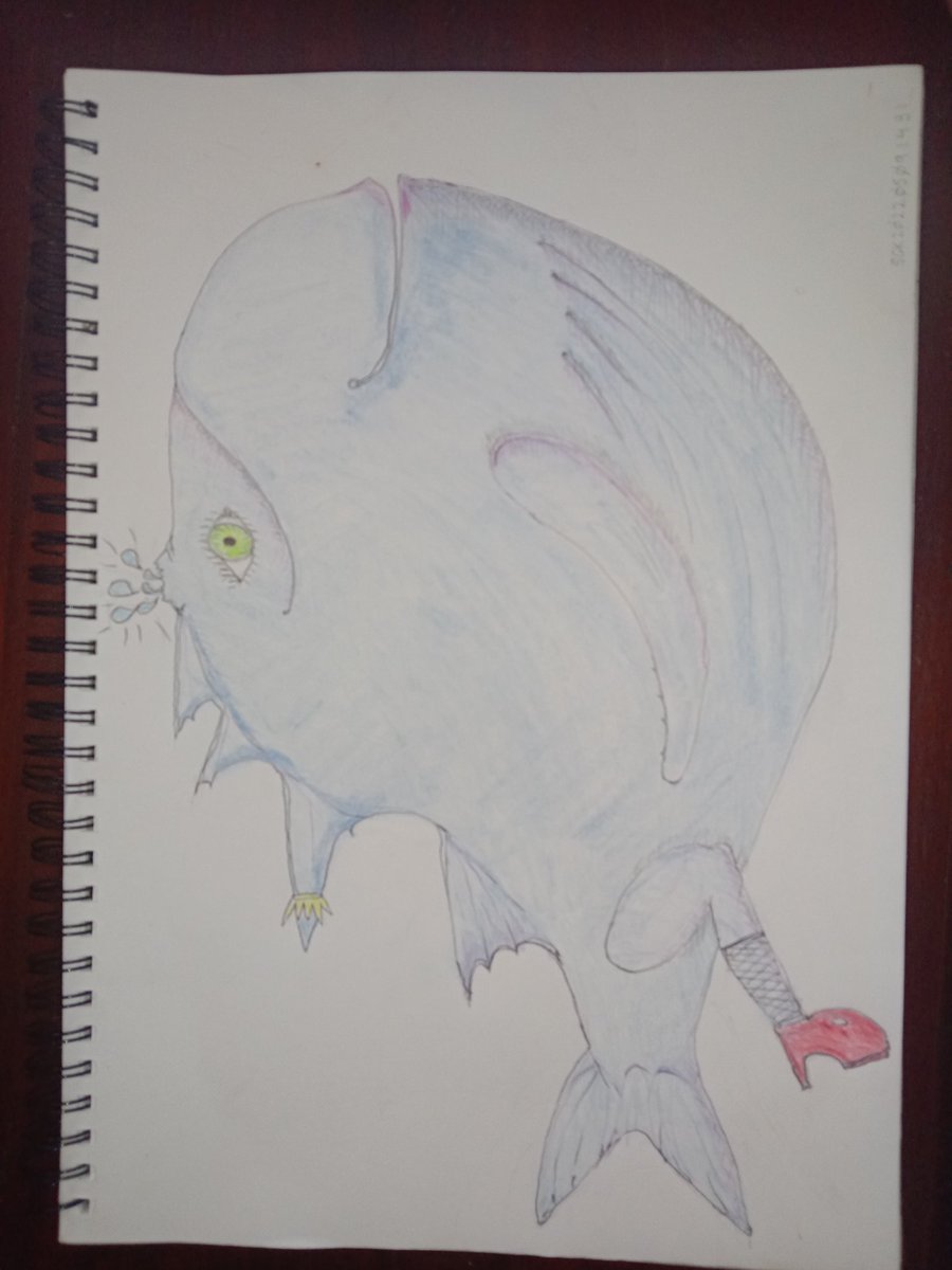 Whaleish with red shoes
