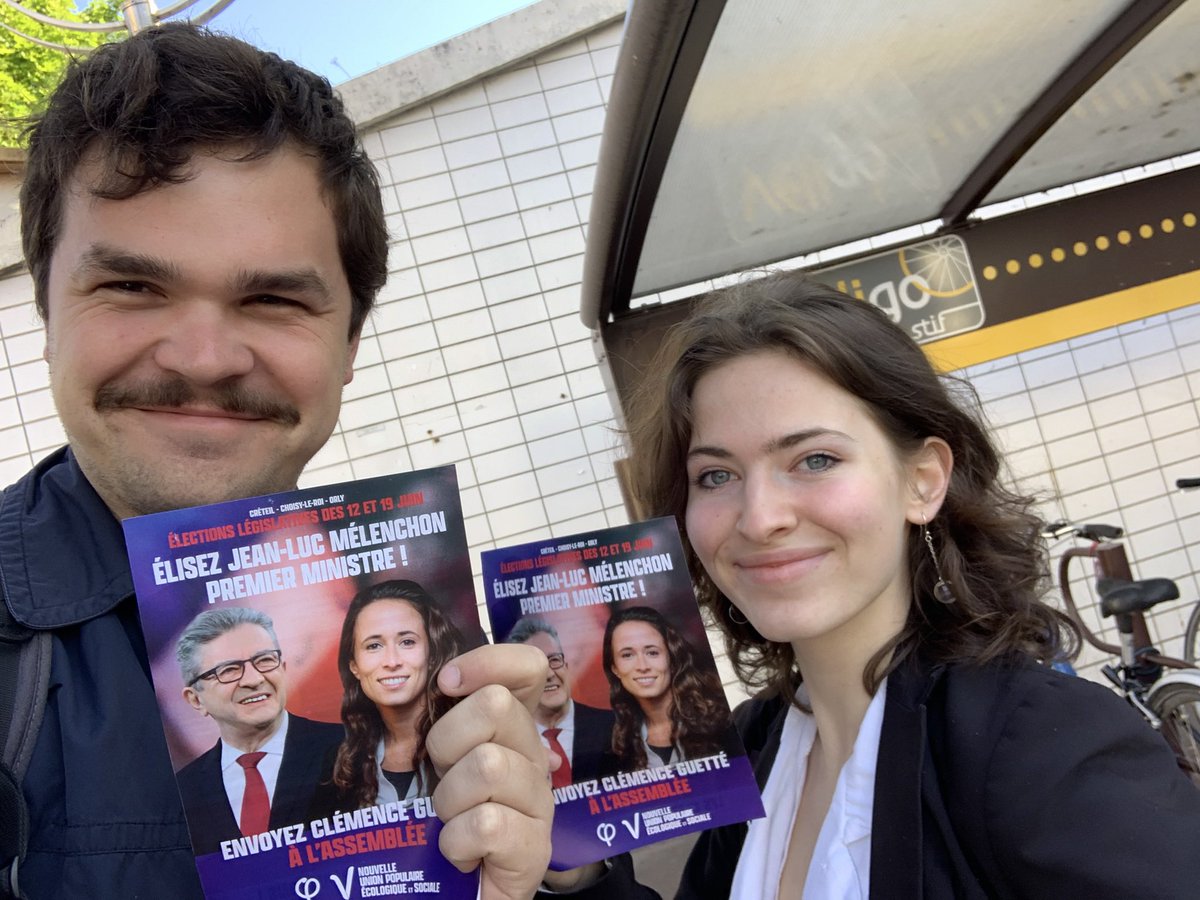 UnionPopCreteil's tweet image. Tractage ce matin au métro Créteil Université pour @Clemence_Guette ! 

Rejoignez-nous sur clemenceguette.fr !

#NUPES