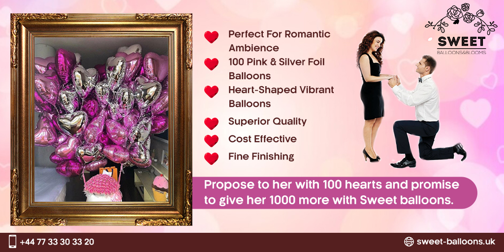Sweetballoons1's tweet photo. Propose to her with 100 hearts with Sweet balloons
❤️Perfect For Romantic date
🤎100 Pink &amp; Silver Foil Balloons
https://t.co/1BIjsck20p
#proposeher #loveyou #infinity #moonknight #decor #surprise #giftideas #happybirthday #birthday #balloons #balloonsdecoration #partysupplies https://t.co/W58EdkizQJ