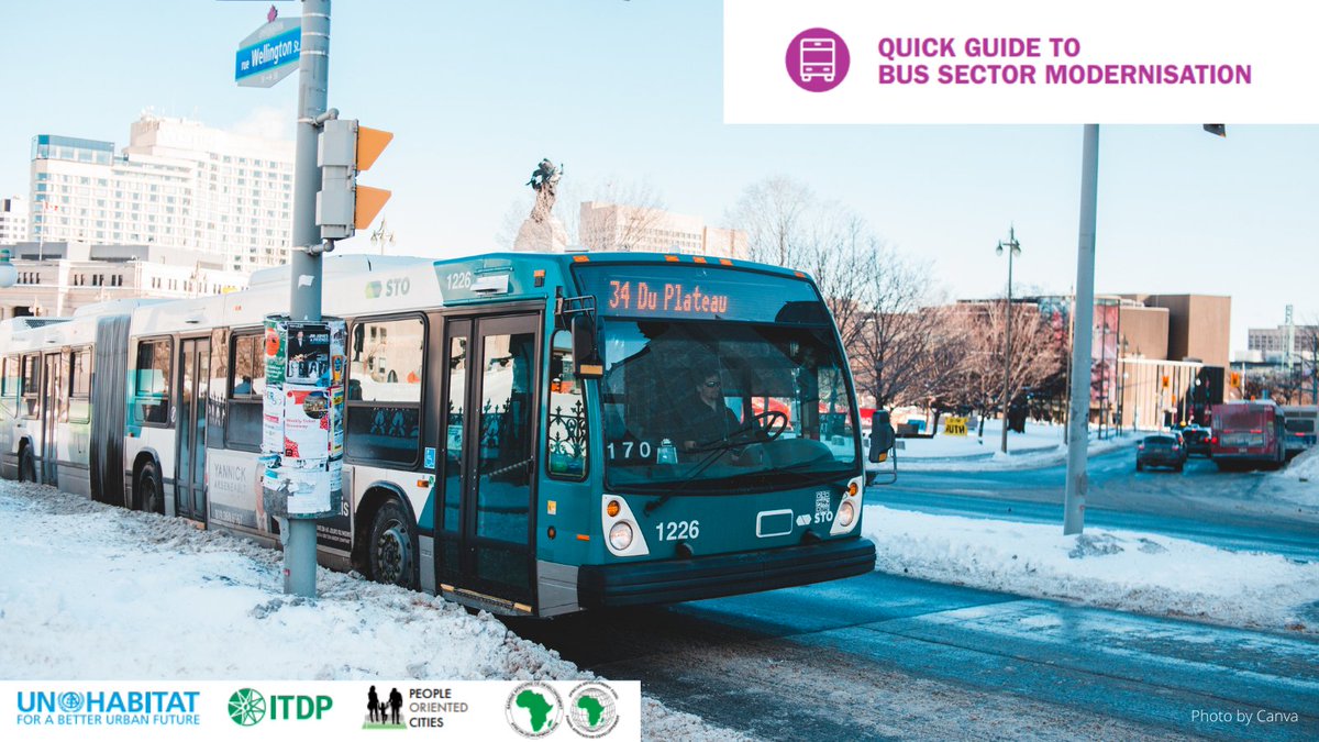 Quality public transport is critical to the economies of cities. The Quick Guide to Bus Sector Modernisation provides building blocks for governments to create a competitive market in which modern bus companies provide high-quality #PublicTransport service bit.ly/3FCDFlz