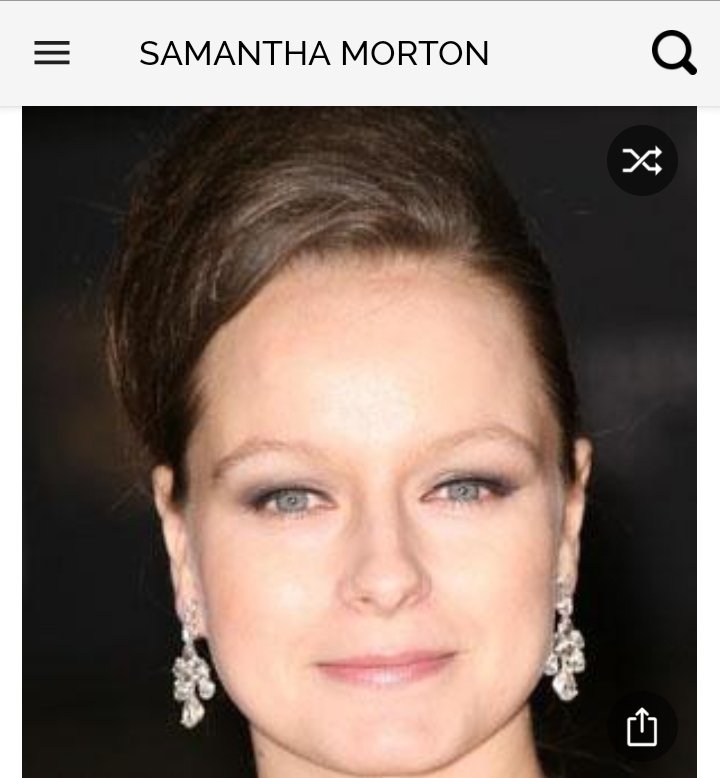 Happy birthday to this great actress.  Happy birthday to Samantha Morton 