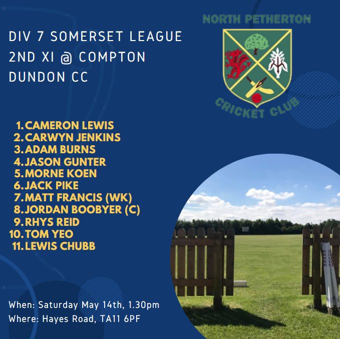 The 2nd XI make the trip to Compton Dundon in tomorrow’s Div 7 clash 🚐 🍻 🏏 #minibus #MSL