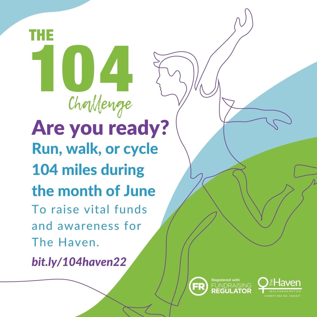 TheHavenWton's tweet image. Our 104 Challenge is back! Are you ready? We are challenging you to run, walk or cycle 104 miles during the month of June to help raise vital funds and awareness for The Haven. Visit bit.ly/104haven22 to find out more. #104challenge2022 #runwalkorcycle #forthe104