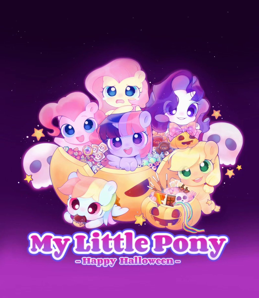 Ee_e404's tweet photo. “HAPPY  HALLOWEEN🎃”
去年万圣节画的小马们

#mylittlepony #mlp #mlpfim #MLP https://t.co/X1toYnWXi8