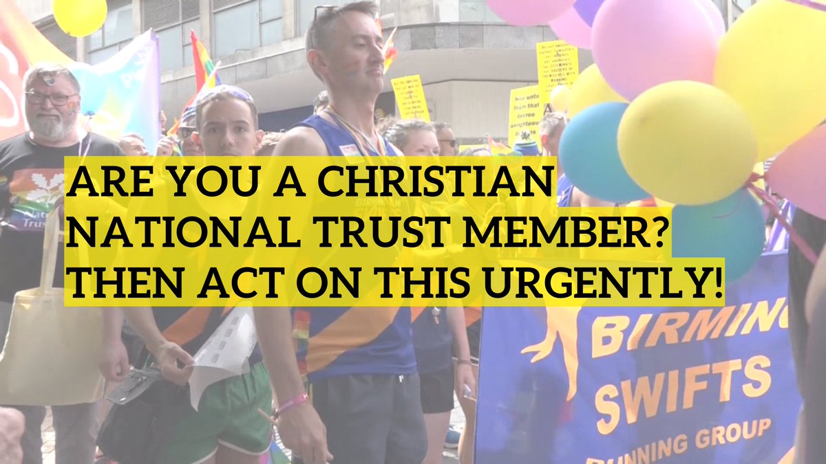 ChristianVoicUK's tweet photo. Act on this if u are a #Christian #NationalTrust member

Watch 👉🏻 https://t.co/EyTMG9zraB

Steps:
+ Download: https://t.co/njw8JilE0H
+ print, sign, add name, postcode &amp; membership nō
+ Scan &amp; send: info@ukcv.org
Or post: Christian Voice, Wernlwyd, Pen-y-bont, CARMARTHEN SA33 6QN https://t.co/OHyrkil7Nn