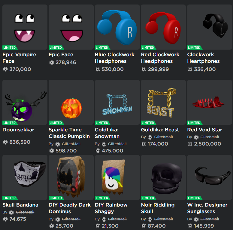 ⏳] Epic Vampire Face's Code & Price - RblxTrade