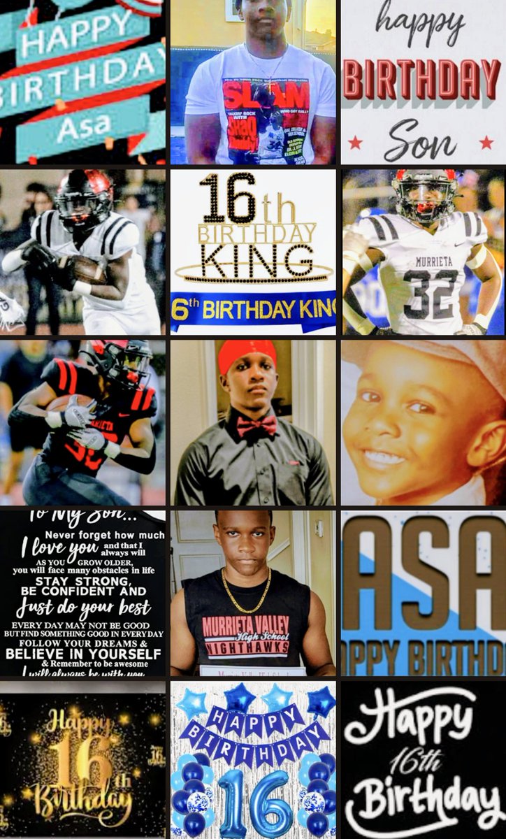 AChatman17's tweet photo. We have a whole 16 year old 🙌🏽 Happy 16th birthday son ‼️ We are so proud of you, @AsaChatman13 and the young man that you have become 🙌🏽 You are an awesome young man of God ... Keep allowing God to order your steps 🙏🏽 .... 
#GodsPlan 📖 https://t.co/gpZN90B6ZS
