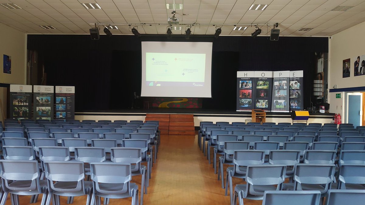 FirstGiveAR's tweet photo. Ready to go with Assembly at St Edwards C of E Academy in #Romford! Already got a great buzz about this place!!
@JPFoundation
#youngleaders
#emptyhall https://t.co/LI6tWXG9GM