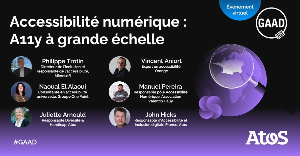 Save the date 🗓️ Nous organisons un événement virtuel pour célébrer la Journée mondiale de sensibilisation à l'#accessibilité (#GAAD) le 17 mai à 15h. Suivez l’événement en direct ici ➡️ spr.ly/6018zKGUQ #A11y