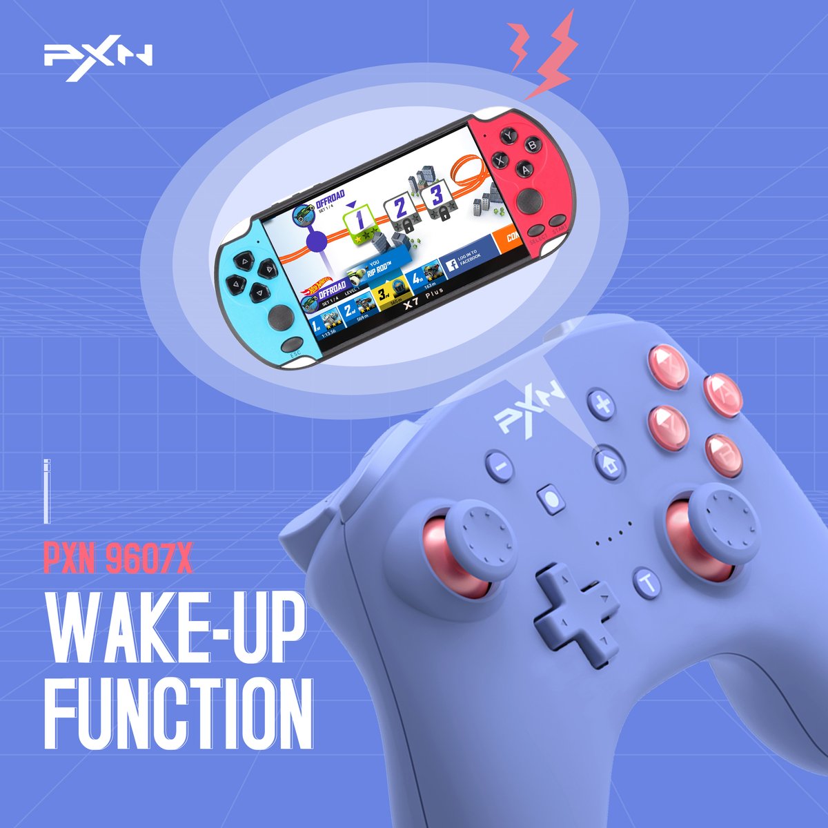 PXNgame's tweet photo. PXN 9607X game controller has a one-button wake-up function. Reduce waiting time, making happiness easier! Excited? Click on the link for more details! 🎮
https://t.co/bsqQPUX3NT

#PXN 
#PXN9607X https://t.co/U9ES3Xrfcr