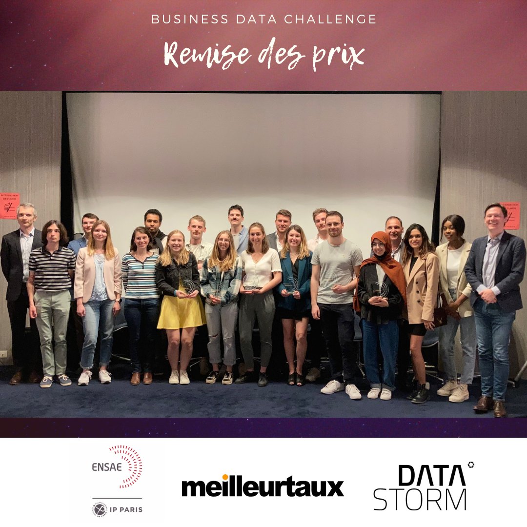 ENSAE Paris (@ensaeparis) on Twitter photo <a href="/Meilleurtauxcom/">Meilleurtaux</a> <a href="/DatastormFR/">Datastorm</a> <a href="/CrestUmr/">CREST (UMR 9194)</a> <a href="/Alumni_ENSAE/">ENSAE_Alumni</a> <a href="/AutierGuillaume/">Guillaume Autier</a> <a href="/BenoitRavel/">Ravel</a> <a href="/Guillaume_Lecue/">Lecué Guillaume</a> <a href="/schluwie03/">Anthony Strittmatter</a> 🎉Bravo aux lauréats du #Challenge & tous les élèves <a href="/ENSAEparis/">ENSAE Paris</a> 3A voie #DataScience and Business Decision, MS #Data Science, MS Méthodes quantitatives pour la décision économique qui ont testé plusieurs méthodes & outils en conditions réelles, face aux problématiques analysées! <a href="/Meilleurtauxcom/">Meilleurtaux</a> <a href="/DatastormFR/">Datastorm</a> <a href="/CrestUmr/">CREST (UMR 9194)</a> <a href="/Alumni_ENSAE/">ENSAE_Alumni</a> <a href="/AutierGuillaume/">Guillaume Autier</a> <a href="/BenoitRavel/">Ravel</a> <a href="/Guillaume_Lecue/">Lecué Guillaume</a> <a href="/schluwie03/">Anthony Strittmatter</a> 🎉Bravo aux lauréats du #Challenge & tous les élèves <a href="/ENSAEparis/">ENSAE Paris</a> 3A voie #DataScience and Business Decision, MS #Data Science, MS Méthodes quantitatives pour la décision économique qui ont testé plusieurs méthodes & outils en conditions réelles, face aux problématiques analysées!