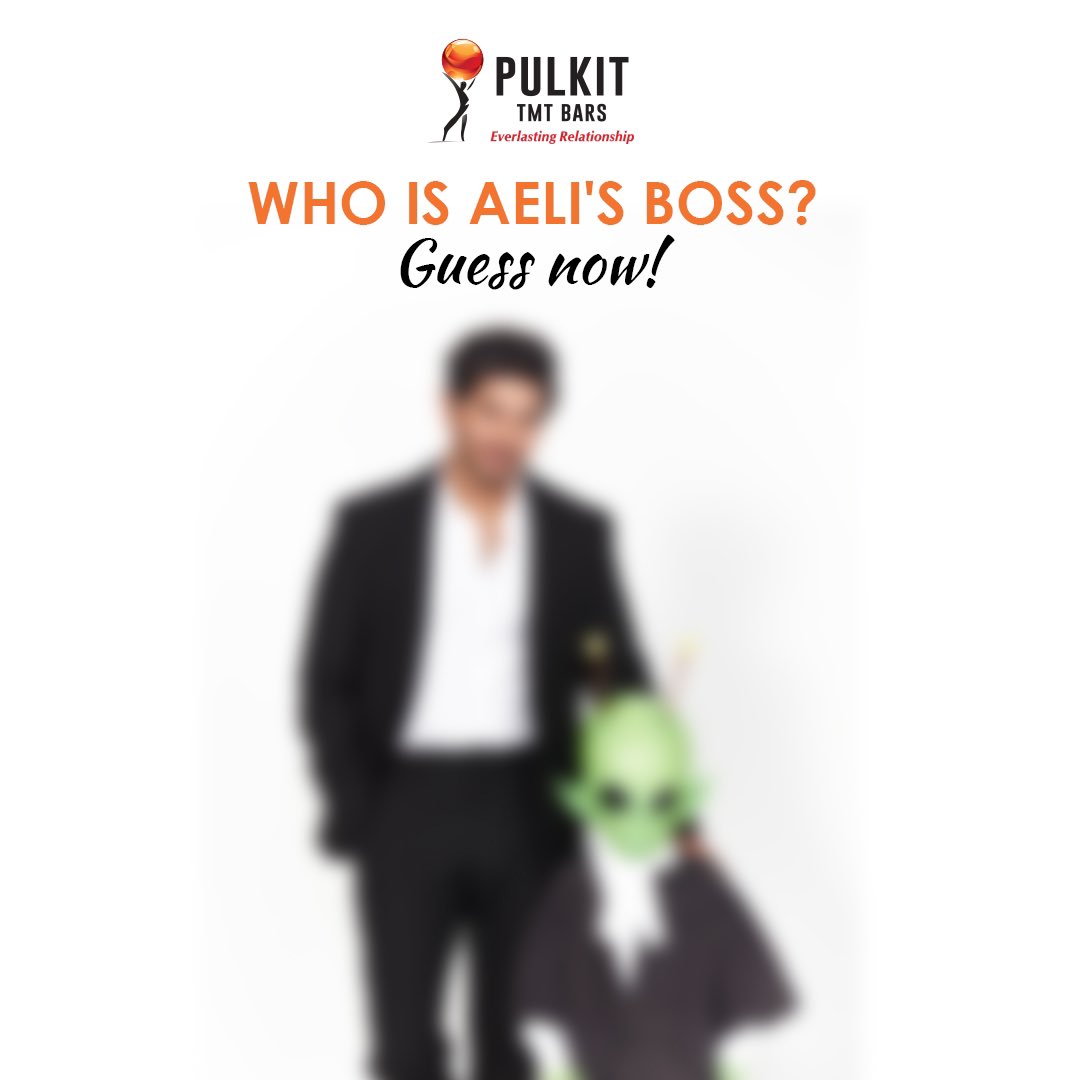 pulkittmt's tweet photo. We’re sure you’ll love #Aeli! But how about his #boss? Who can it be? Comment & let us know 🧡😀
.
.
#comingsoon #watchthisspace #pulkitwithaeli #intensebonding #tmtbar #tmt #beststeel #pulkitsteel #crsbar #Steel #LoveSteel #MakingIndia #MadeInIndia #SteelIndia #aelithealien https://t.co/cMcogmka9J