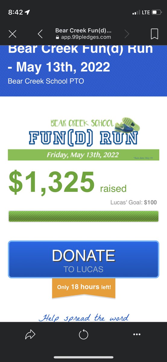 The Krodel Family did it again!!!  Bear Creek Fun(d) Run Fundraiser!!!  Thank you all for your time and support!!!!
<a href="/Fearless4th/">Fearless Fourth Macaws</a> <a href="/BearCreekEtown/">Bear Creek School</a> <a href="/DrNateFrank/">Dr. Nate Frank</a> <a href="/jkgopsu/">Jason Kingsborough</a>
