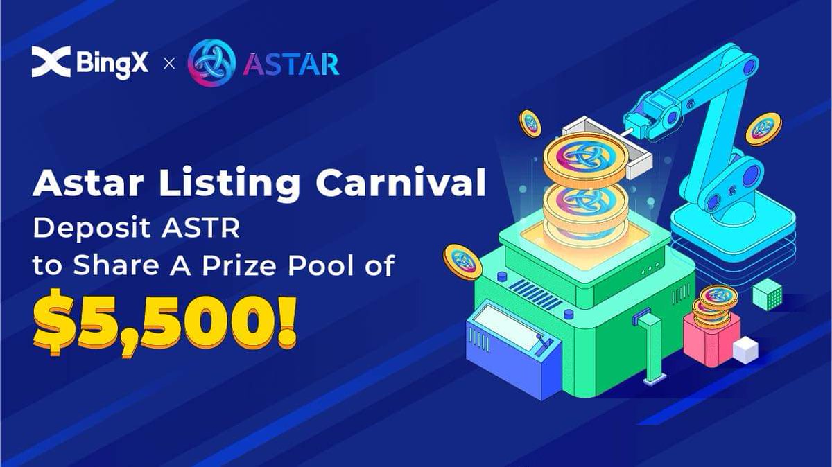 BingX List Astar (ASTR) 😍 !
Deposit to Win $5,500 in ASTR: bingx.com/en-us/act/cont…
Register to claim bonuses of up to $150+: bingx.com/invite/FYRPTM
*DM me once registration is done
#bingx #astar #astrcoin