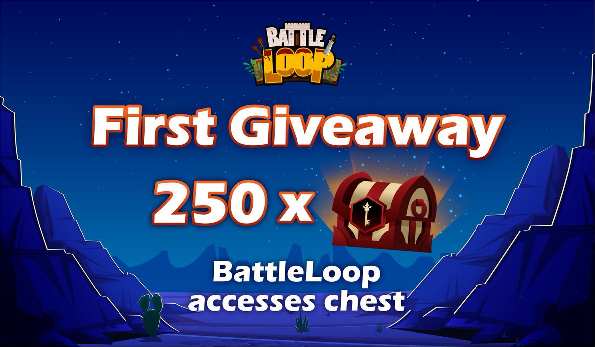BattleLoop : First #GIVEAWAY #whitelist event!
The new style of #NFT game on #WAX is coming!

Be the first group of players to join the adventure!
And have a chance to get 
🎁 BattleLoop accesses chest ⚔ 
GO : bit.ly/3yzZctt
#battleloop #NFTgame #P2E  #drop