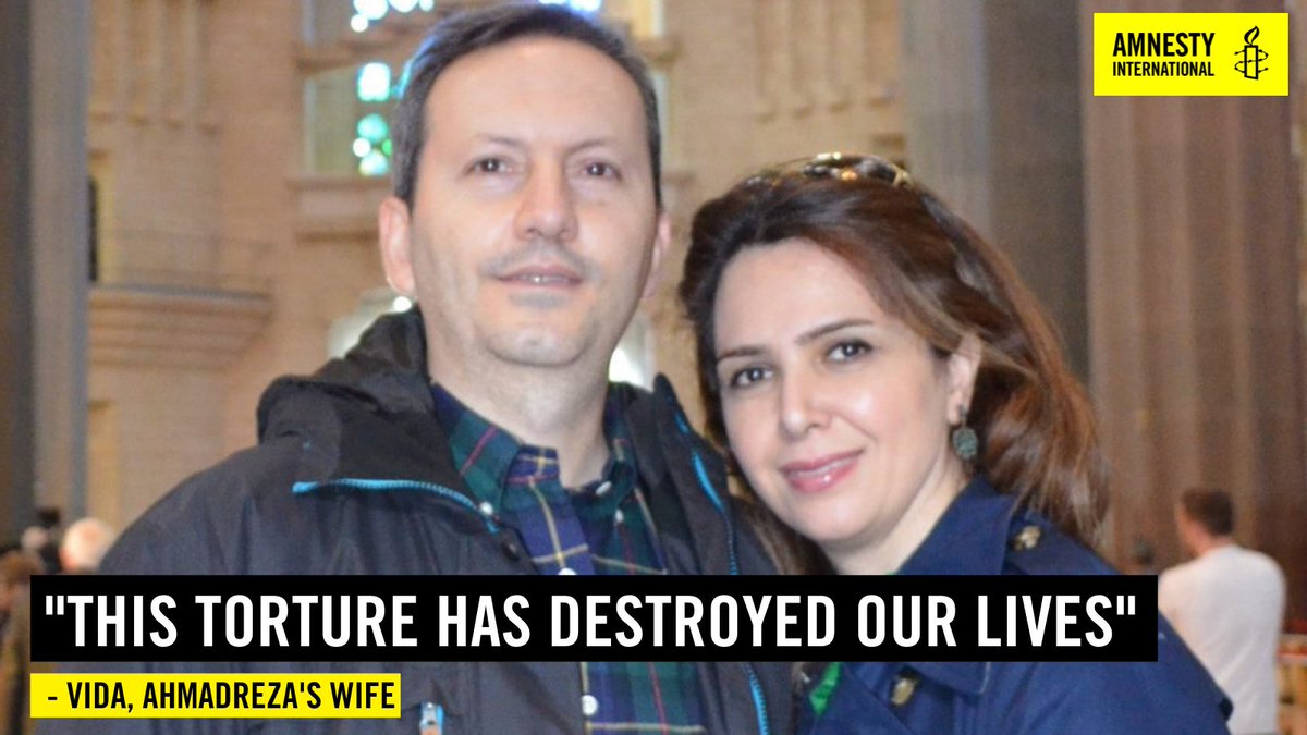 AmnestyUK's tweet image. His family are distraught &amp;amp; describe their life since Ahmadreza was arrested as ‘torture’.

They are desperate for his execution to be halted, for him to be immediately released &amp;amp; allowed home.

Join us in calling on the Iranian authorities to act now:
amn.st/6011zKRTT