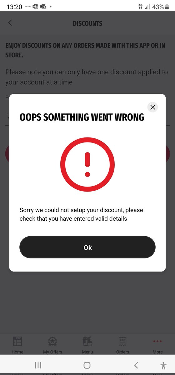 monuuk1's tweet photo. @KFC_UKI my KFC student discount not working? https://t.co/8CPjZjFDRv